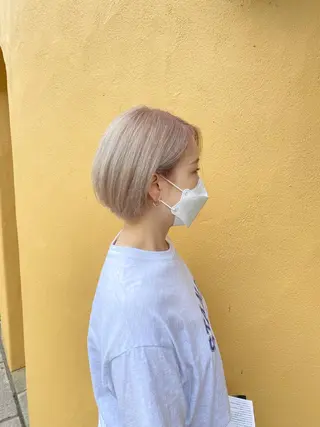 ショート カラー 太田 康治のヘアスタイル