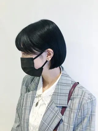 ショート カラー 髪質改善/顔まわり 石原のヘアスタイル