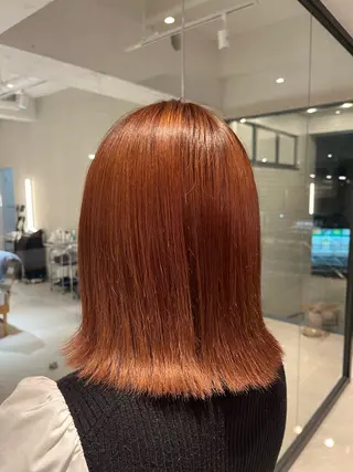 ミディアム カラー SPUR ふうのヘアスタイル