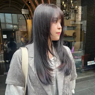 ロング Uo/透明感カラー /髪質改善のヘアスタイル