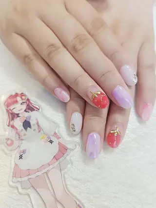 ネイル 手描きアート&推し活 🌟Wisteriaのネイルデザイン