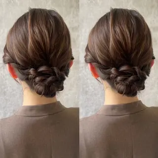 セミロング ヘアメ🎀ハイトーン 🩵エクステ🪄しほのヘアスタイル
