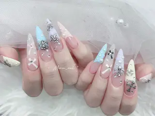 ネイル MoMoA Nail ネイル長さ出し専門店のネイルデザイン