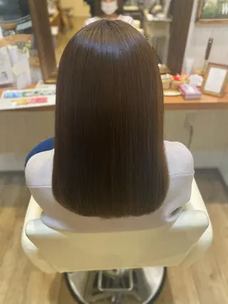 セミロング 武田 悠生乃のヘアスタイル