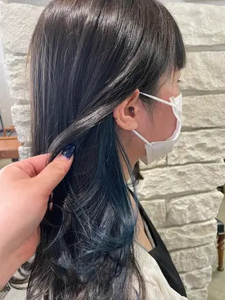 ロング カラー 北川 智海のヘアスタイル