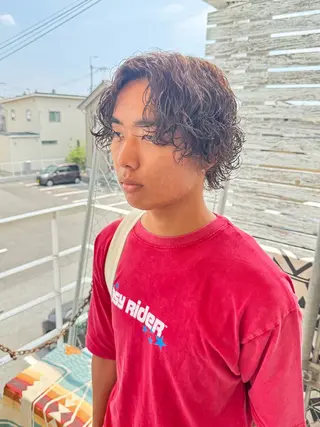 ショート パーマ メンズ メンズ特化サロン ユウヘイのヘアスタイル