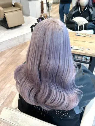 ロング カラー 🤎HAZUKI🤎 ハイトーン✨のヘアスタイル