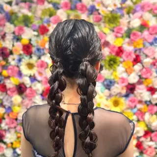 ロング ヘアアレンジ 垢抜けメイク✖️盛れ るヘア/SAORIのその他イメージ