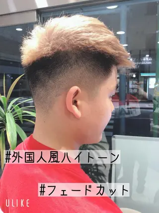 ショート カラー ヘアアレンジ メンズ メンズパーマ特化/ メッシュ/薫/店長のヘアスタイル