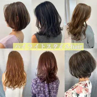 ミディアム ヘアアレンジ ボブ、縮毛矯正👑 心斎橋/高城涼也のヘアスタイル