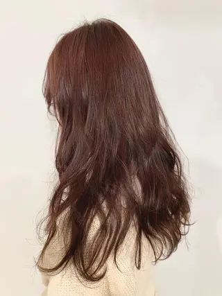 ロング カラー パーマ ヘアアレンジ 加藤 綾華のヘアスタイル