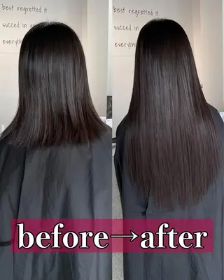 ロング 森長 留以のヘアスタイル