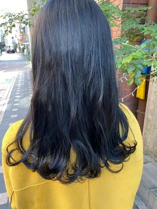 ロング おん眉美容師eMu✄ yuka‪🤍のヘアスタイル
