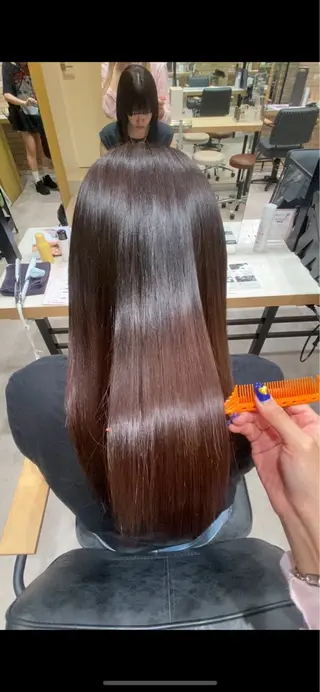 ロング 透明感/くすみカラー 🎀ここみ🎀のヘアスタイル