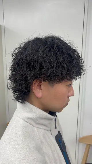 ショート パーマ メンズ 名古屋メンズパーマ /松井生のヘアスタイル