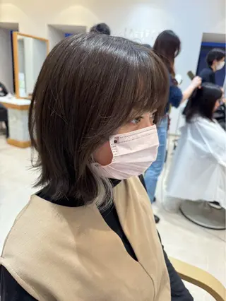 ミディアム カラー 髪質改善ケア/透明感 カラー伊藤 千尋のヘアスタイル