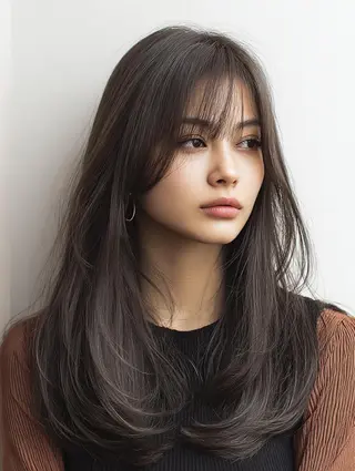 セミロング 艶髪診断で絶対綺麗✨ お悩み解決✨京谷宥✨のヘアスタイル