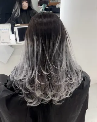 セミロング カラー ブリーチ特化 / share 元太のヘアスタイル