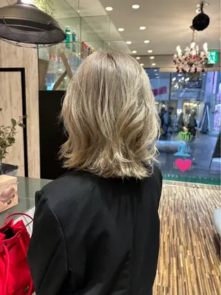 ミディアム EARTH 寺本尚生のヘアスタイル