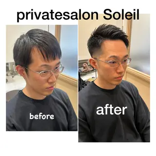 ショート カラー メンズ 久木原 ゆりのヘアスタイル