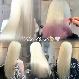ロング カラー 🎀ハイトーン・艶 カラー HANA🎀のヘアスタイル