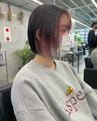 ショート カラー 艶髪/透明感カラー tawadaのヘアスタイル