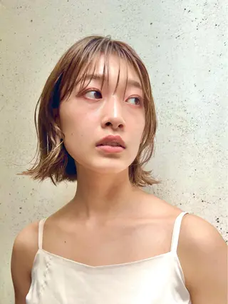 ショート カラー レイヤー専門家 ダブルカラー修のヘアスタイル