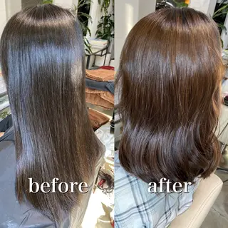 ロング カラー メルクヘアー 中澤のヘアスタイル