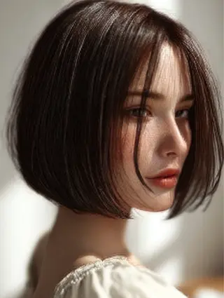 ショート カラー 🍒モテ暖色カラー × うる艶✧ ゆなのヘアスタイル