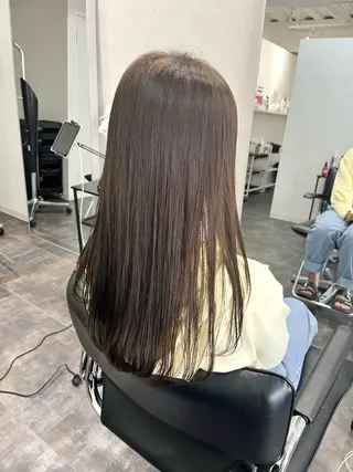 ロング カラー FERIA あべの yumeho🍭のヘアスタイル