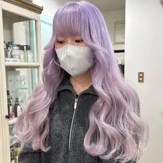 ロング カラー ORIKA 美容室のヘアスタイル