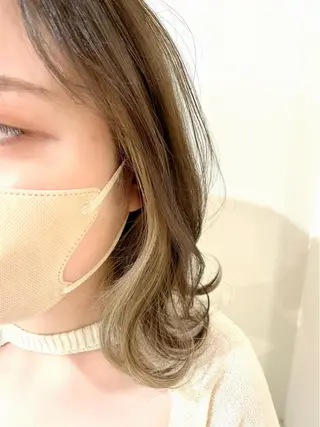 ミディアム カラー 《インナーカラー》 YAMADAのヘアスタイル