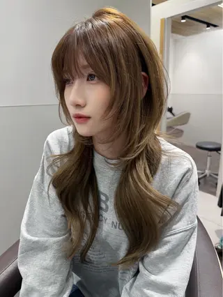 ロング ‎🤍髪質改善‎🤍 レイヤーカット‎🤍のヘアスタイル
