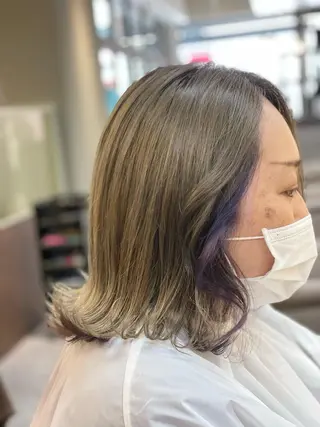ミディアム MATISSE藤崎 渕上 ジュビアイのヘアスタイル