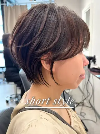 ショート カラー ⭐️銀座/ショート/ 艶カラー/りょうがのヘアスタイル