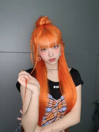 ロング カラー 〖ワンホンヘアー〗 SAKURA👼🏻のヘアスタイル