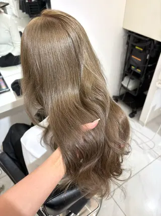 ロング カラー haruka /韓国レイヤーのヘアスタイル