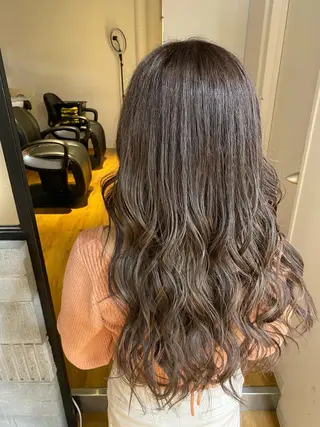 ロング カラー ヘアアレンジ 久米 治仁のヘアスタイル