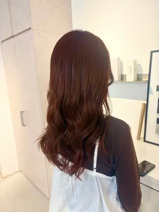 ロング ✨色持ちの良い艶 カラー✨蟹江真世のヘアスタイル
