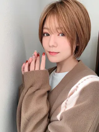 ショート カラー 髪質改善☆ 縮毛矯正miyuのヘアスタイル