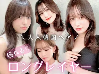 セミロング 失敗しないレイヤー/ 顔まわり☀️しゅうとのヘアスタイル