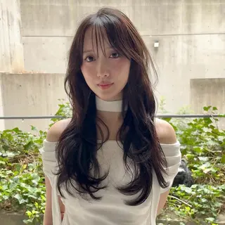 ロング SHUN/ レイヤーカットのヘアスタイル