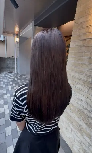 ロング 艶髪💎透明感✨ 似合わせ💛RIHOのヘアスタイル