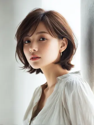 ミディアム レイヤーカット/メン ズカット✂︎松澤日菜のヘアスタイル