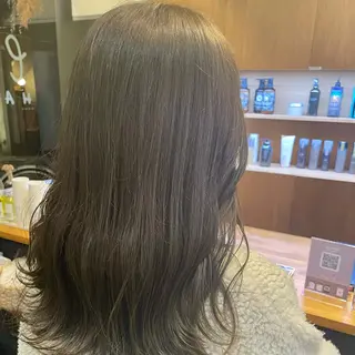 セミロング カラー ヘアアレンジ 🎀レイヤー 透明感 カラーyuuri🎀のヘアスタイル