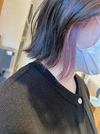 ショート カラー 髪質改善⭐️透明感 カラーノグチショウタのヘアスタイル