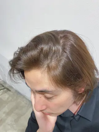 ショート カラー ボブパーマコテ巻き風 パーマNo1深江秀平のヘアスタイル