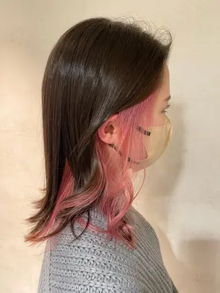 ミディアム カラー 市村 正義のヘアスタイル