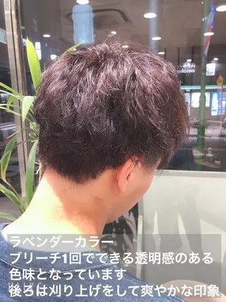 ショート カラー ヘアアレンジ メンズ メンズパーマ特化/ メッシュ/薫/店長のヘアスタイル