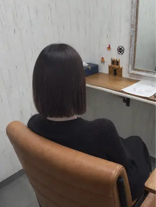 ミディアム 【名古屋】ボブ/透明 感カラー/ちぇりーのヘアスタイル